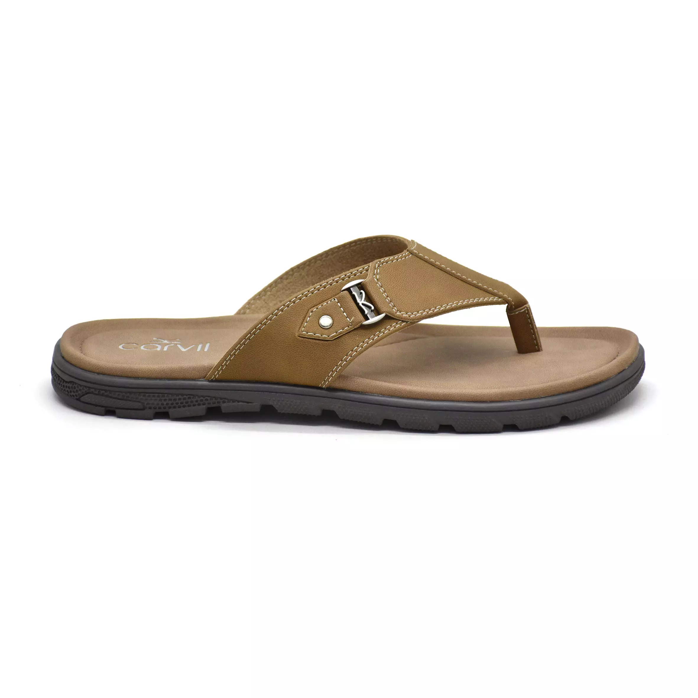 Carvil Sandal Pria Durham-01 M Camel