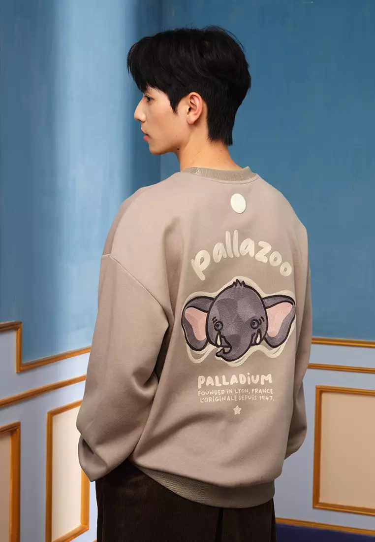 MEN'S PALLADIUM LOGO THEME PRINTED SWEATSHIRT