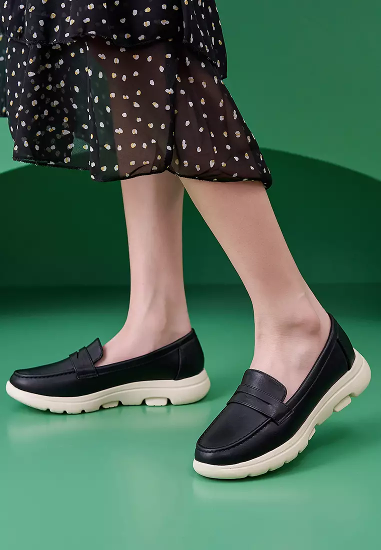 女裝仿皮懶人鞋 ALM888-1