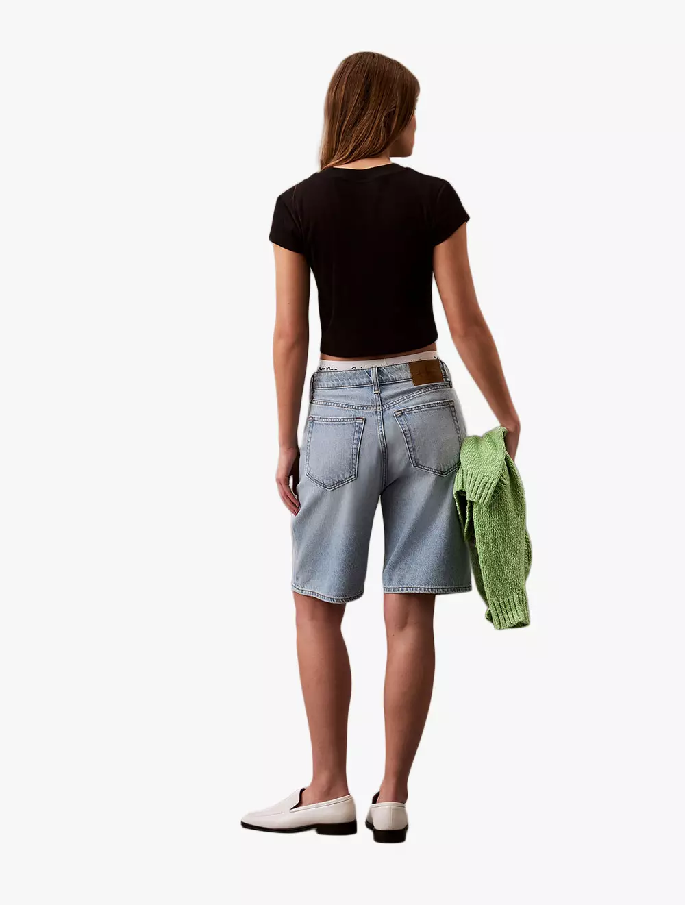 Calvin Klein - Slim Cropped Monogram T-shirt - Black