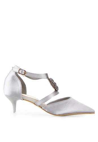 Clara Grey Heels