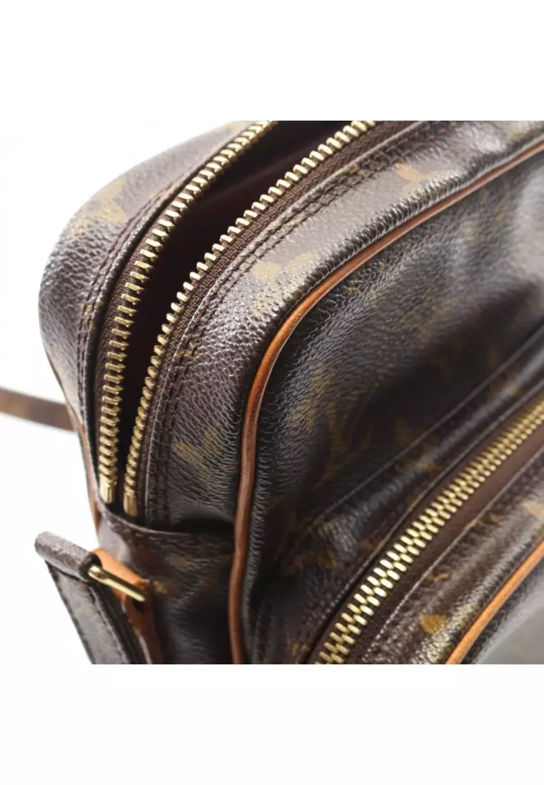 Buy Louis Vuitton Pre-Loved Louis Vuitton Amazon monogram Shoulder bag PVC  leather Brown 2026 Online | ZALORA