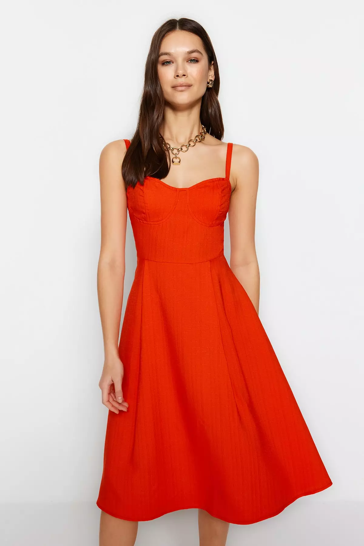 A-line Midi Dress