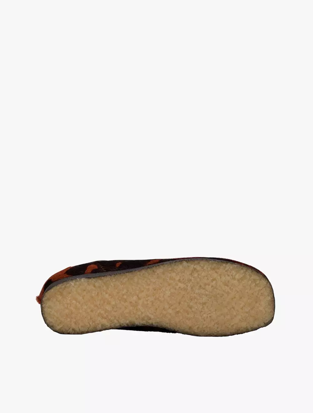 Clarks Wallabee Brown Cow Print