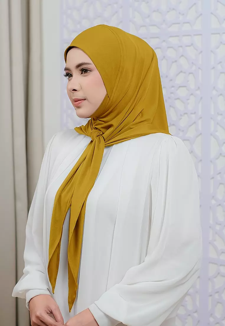 HIJAB INSTAN LUNA - MUSTARD