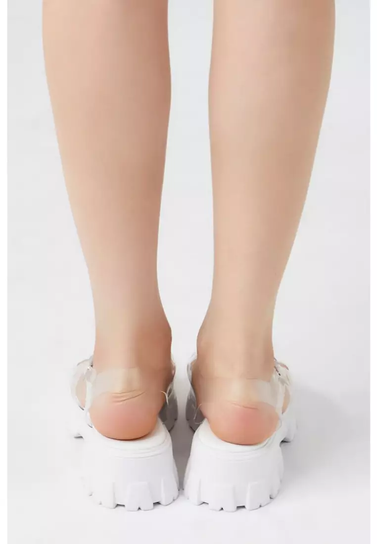 Caged discount jelly shoes