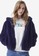 French Connection blue Buona Faux Fur Hooded Jacket C4315AA912E1C3GS_1