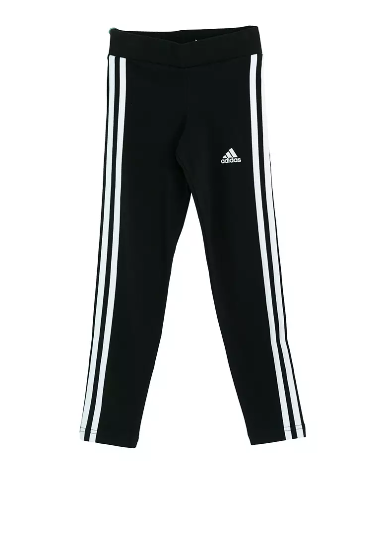 Adidas 3 stripe cotton leggings deals