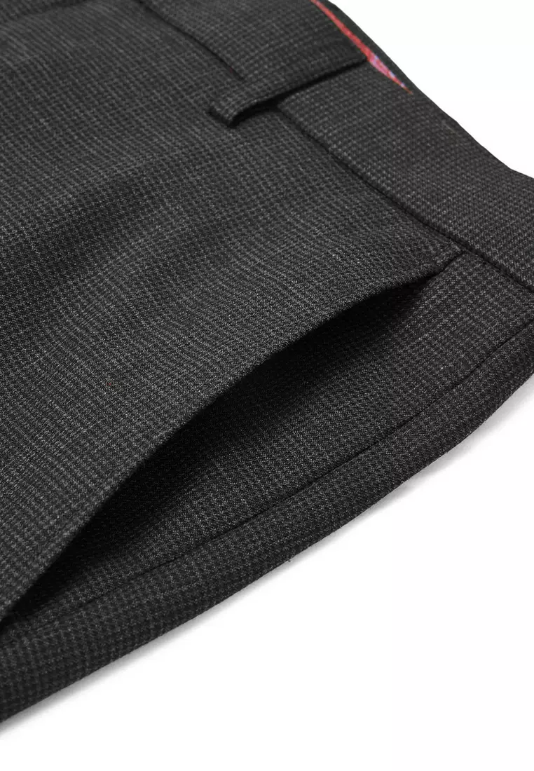 羊毛混紡套裝西裝褲