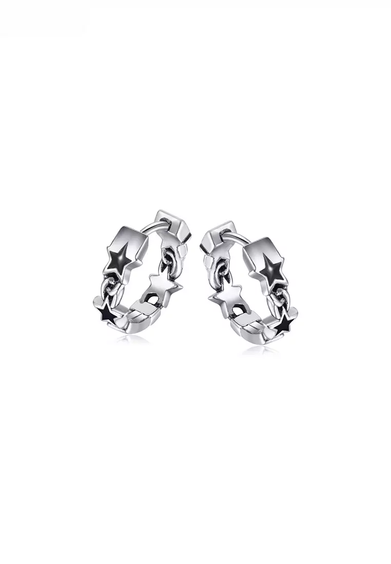 Titanium store steel earrings