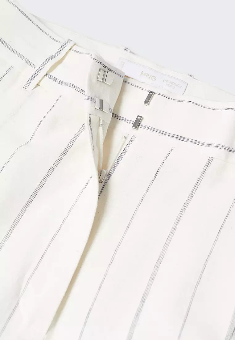 Striped Suit Trousers