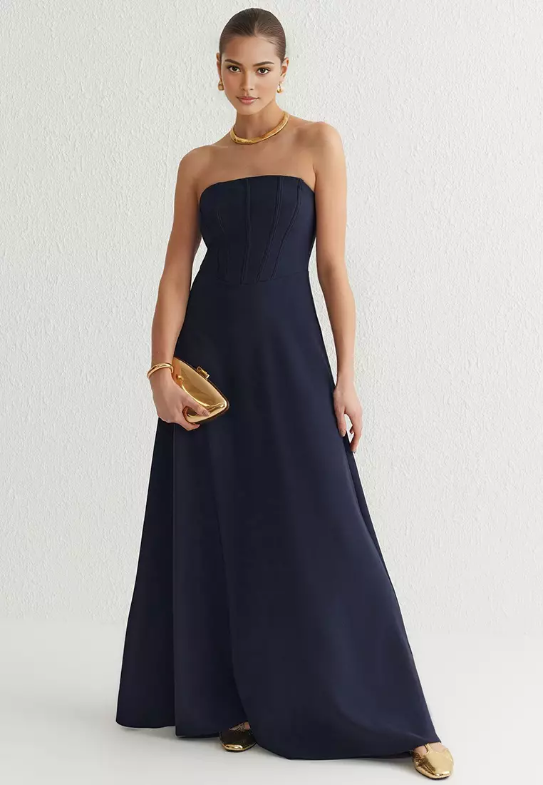 Strapless Maxi Dress