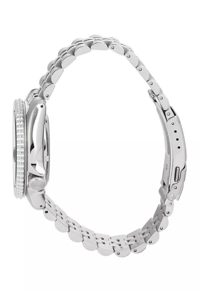 Seiko 5 Sports SSK035K1 - Jam Tangan Automatic Pria - SKX Series Automatic GMT Green Dial - All Stainless Steel