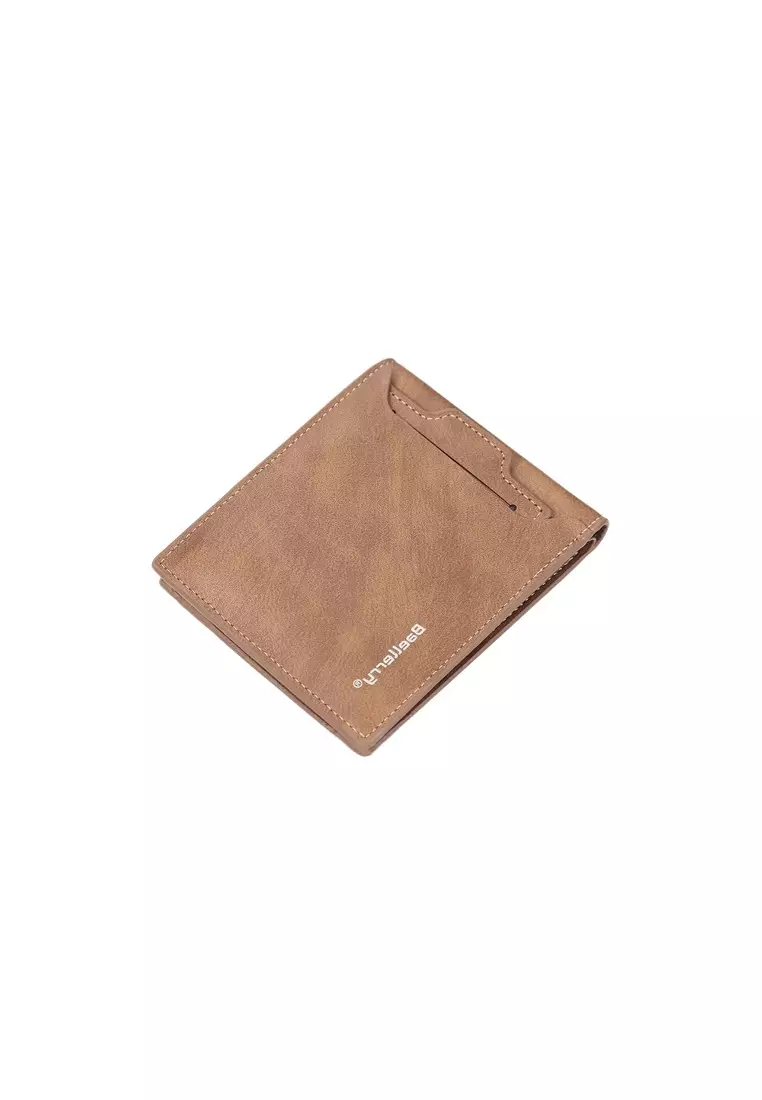 Dompet Lipat Pria Model Lipat Halus PU Leather Quality Premium Original