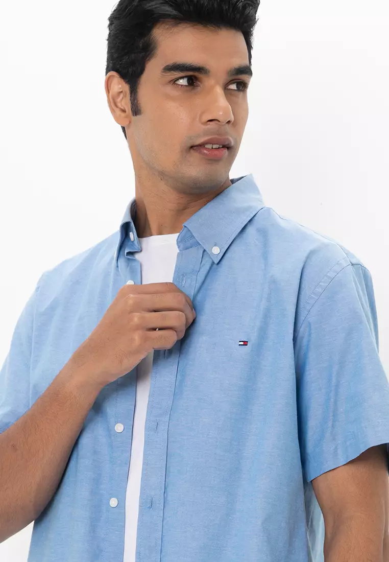 Oxford Solid Short Sleeves Shirt - Tommy Mainline
