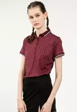 Dark Maroon/Fuchsia Dusk/White