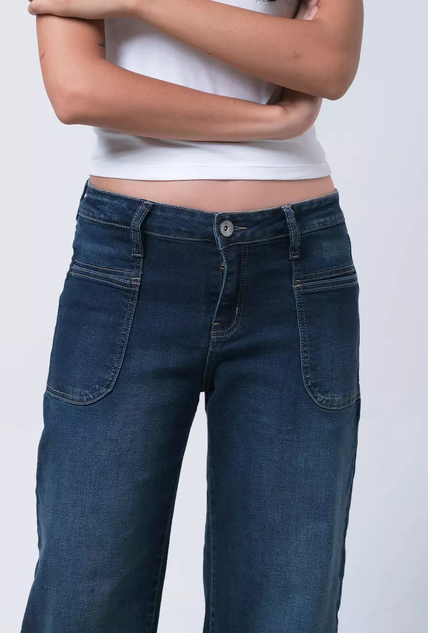 Celana Wanita Ruby Medium Blue