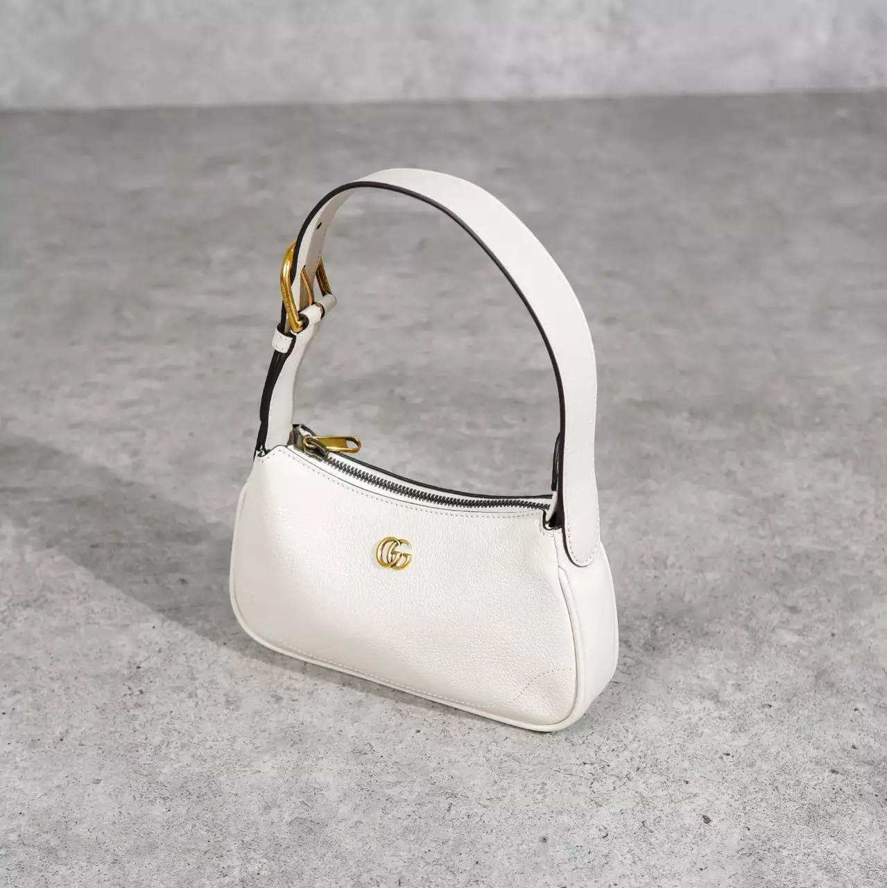 Jual Gucci Tas GUCCI GG MARMONT IVORY WHITE LEATHER SHOULDER BAG