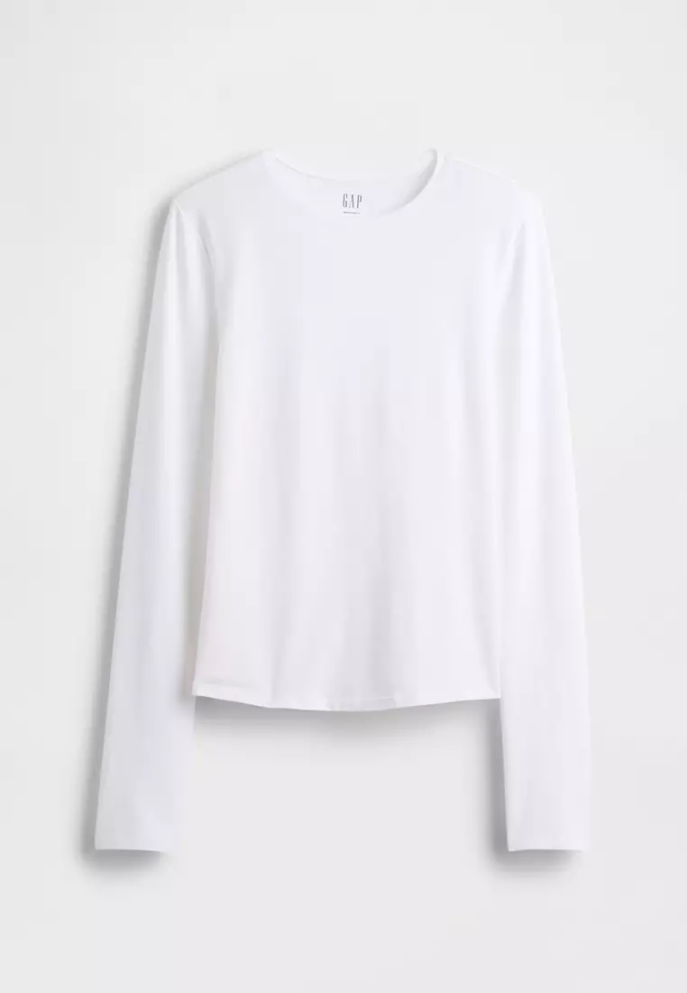 Close Knit Jersey Long Sleeves T-Shirt