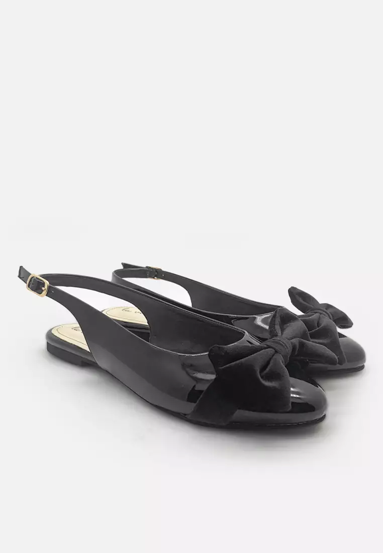 Slingback Women Flat Sandal with Bow