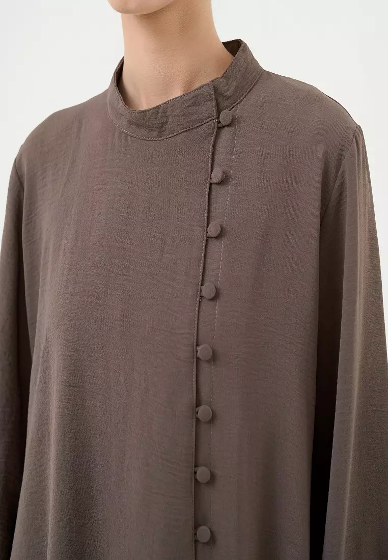 Atthalla One Set Abaya Brown