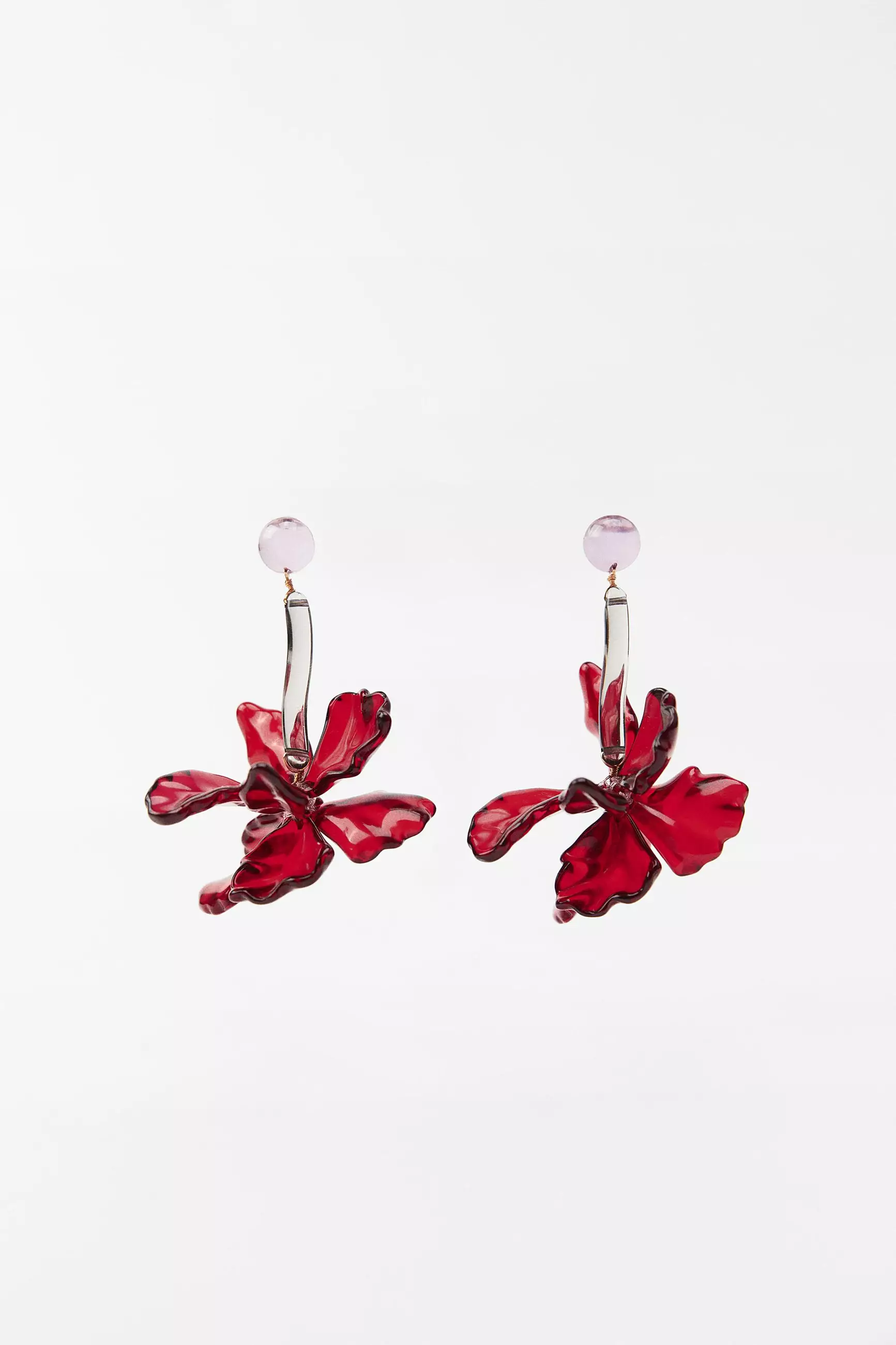 Zara flower earrings outlet