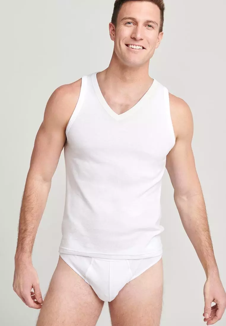 jockey men's cotton muscle tee