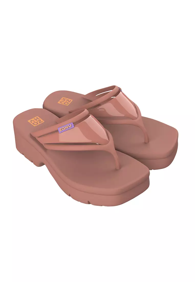 Discount on Zaxy  shoes - SKU: Zaxy Borogodo Tam Dark Nude