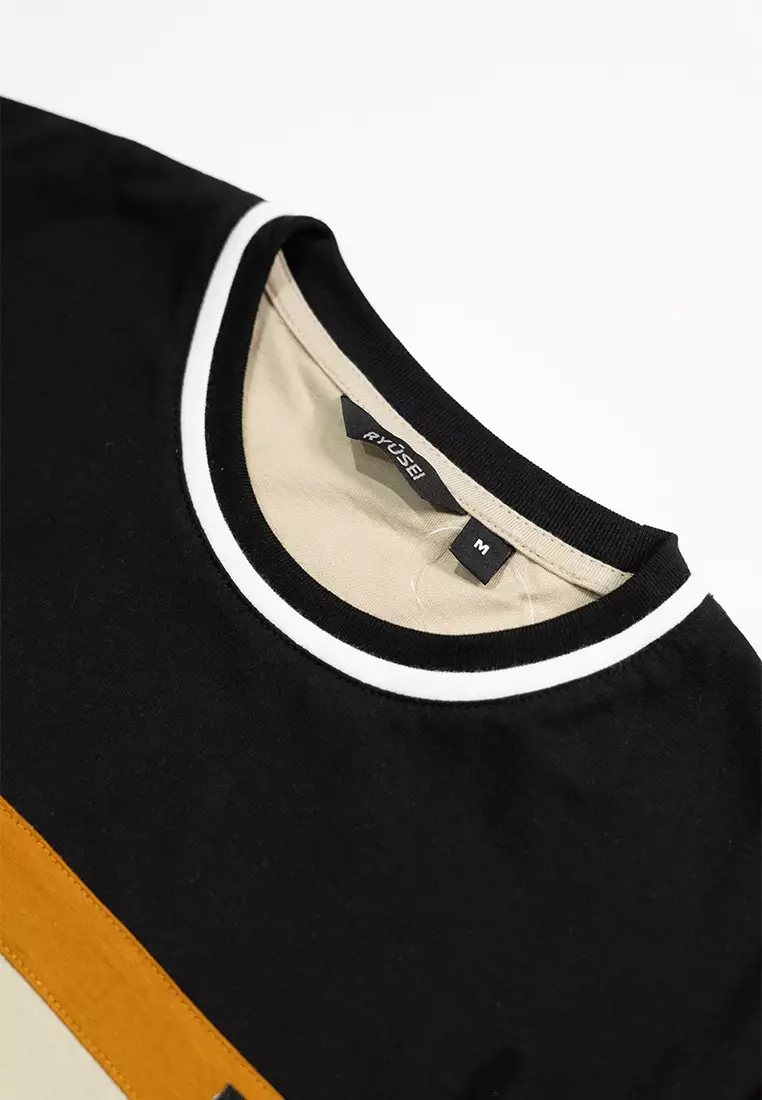 Ryusei Kaos Pria Fujiyama Light Brown