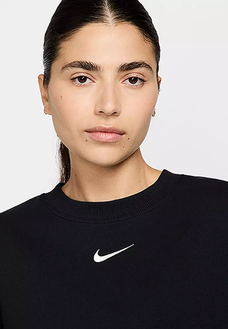 Sportswear Phoenix Fleece Loose Short-Sleeve French Terry Crop T-Shirt