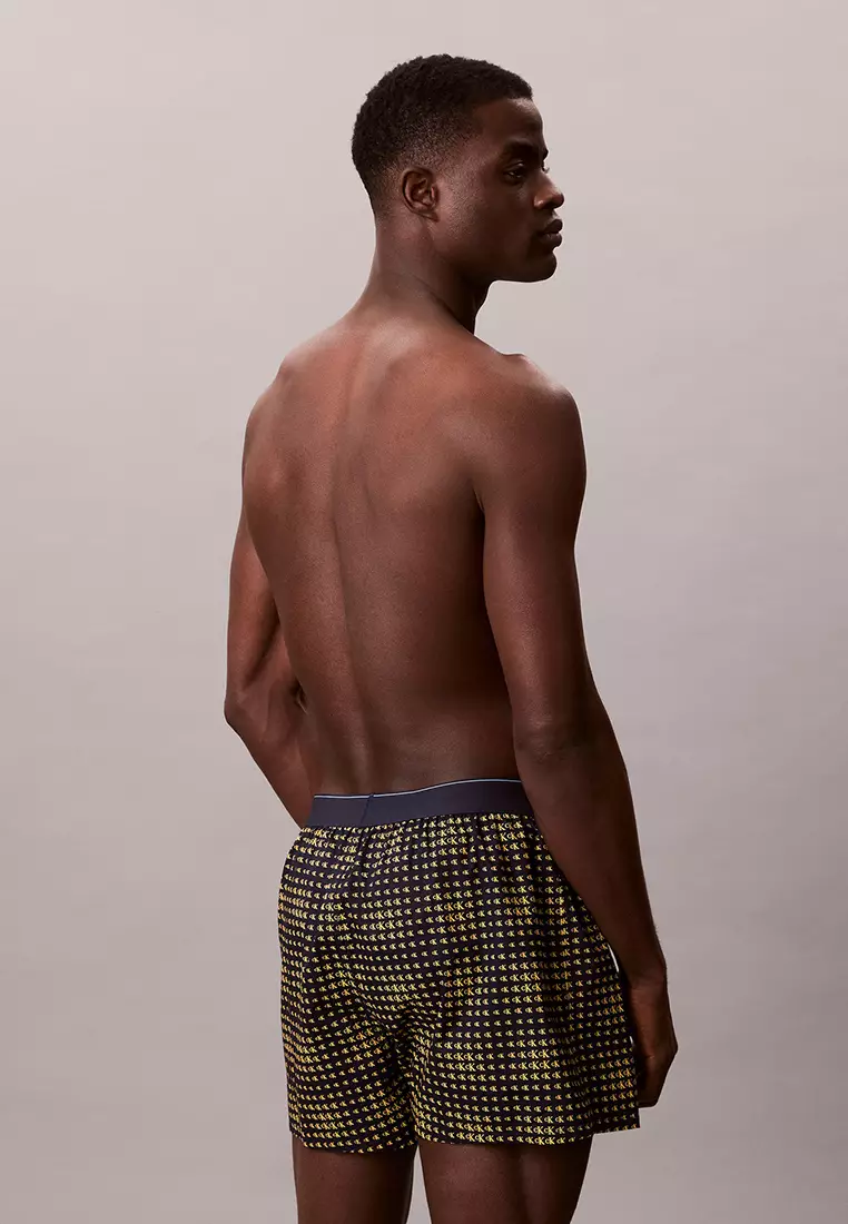 Cotton Monogram Slim Boxers - Calvin Klein Underwear