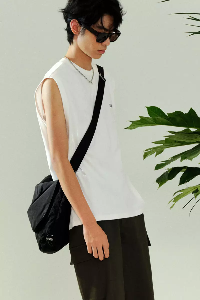 Loose Fit Printed vest top