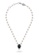 Aquae Jewels white Necklace Empress Pearls on 18K Gold, Diamonds & Precious Stones - Emerald - Sapphire - Ruby - Onyx - White Gold,Onyx,White Pearl 4D588AC9A3AC7EGS_2