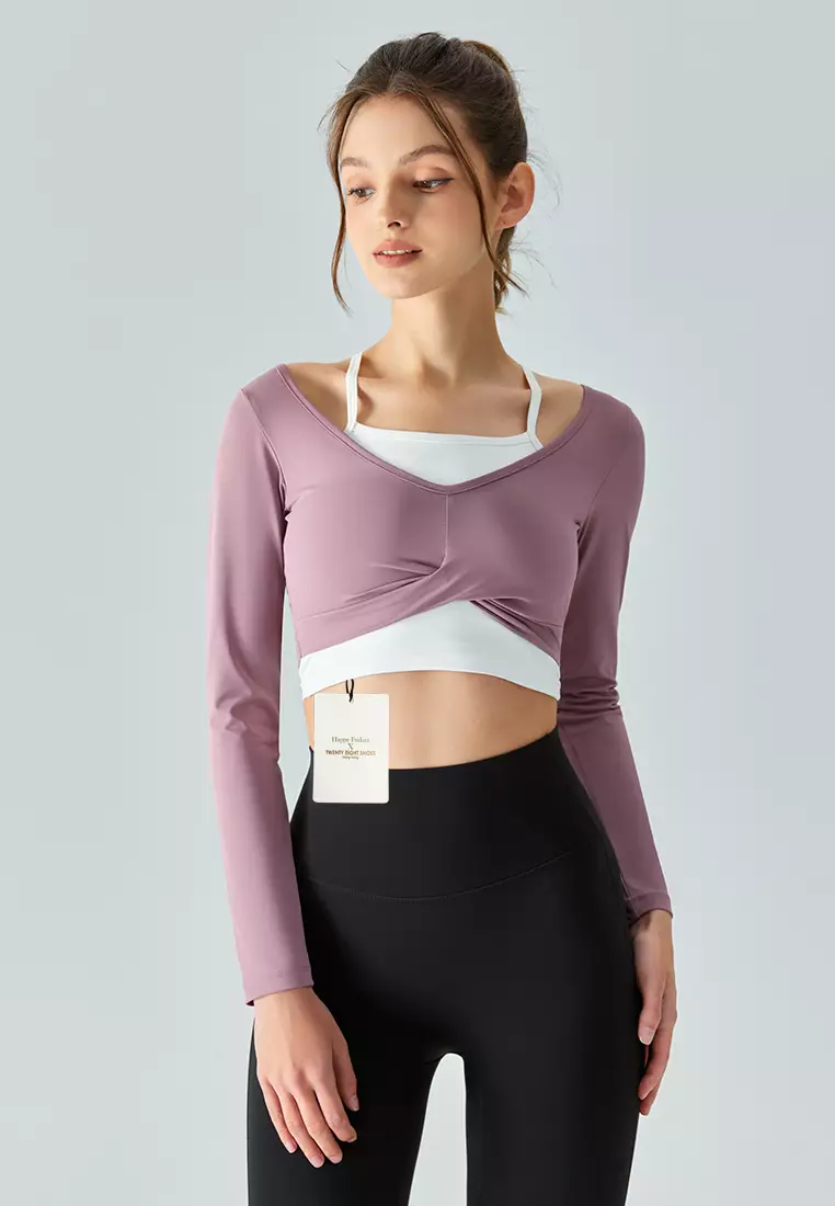 Yoga Tops Yoga Tops Long Sleeve Yoga Tanks Cropped Tops And, 54% OFF