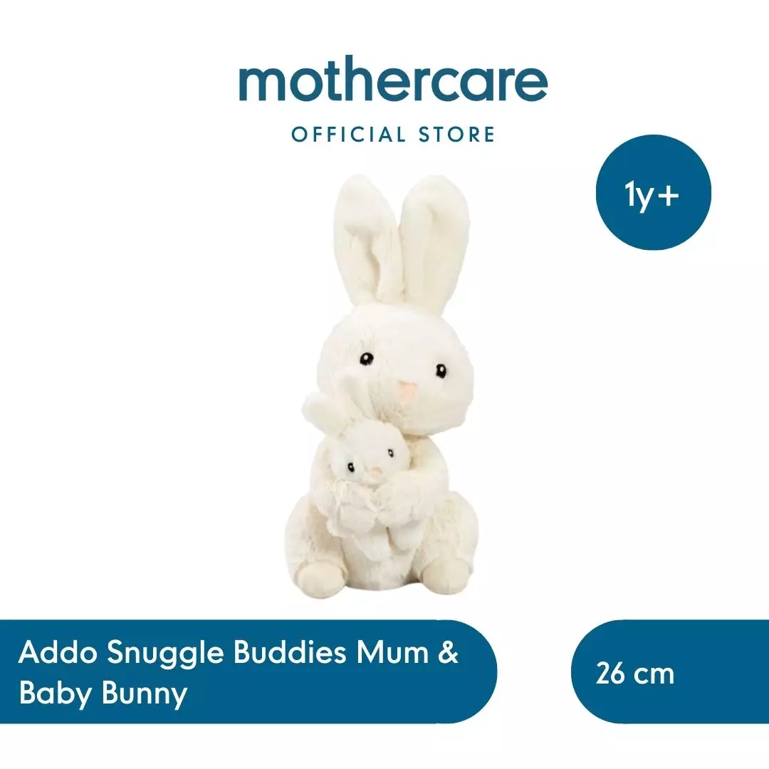 Addo Snuggle Buddies 20 - 70cm - Mainan Boneka Hewan Lembut Anak Bayi (Baby Bunny)