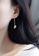 ZITIQUE gold Women's Retro Frosted Small Wafers Threader Earrings - Gold BF8FFAC52798C0GS_6