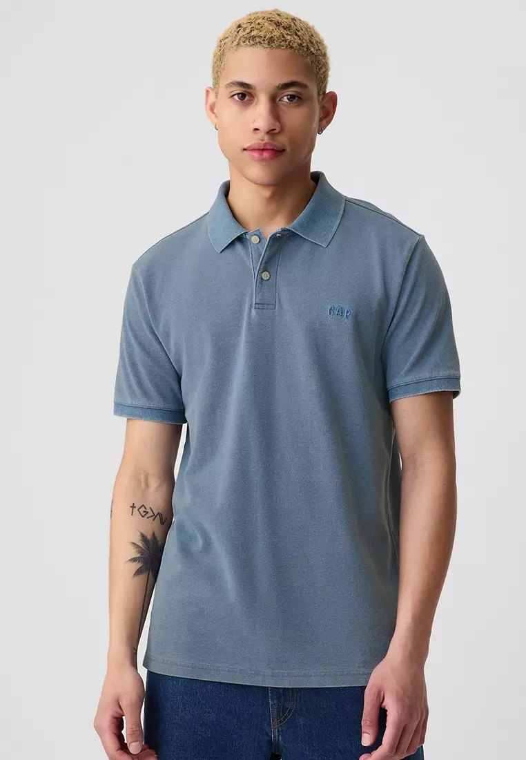 Buy GAP Logo Pique Polo Shirt 2024 Online | ZALORA