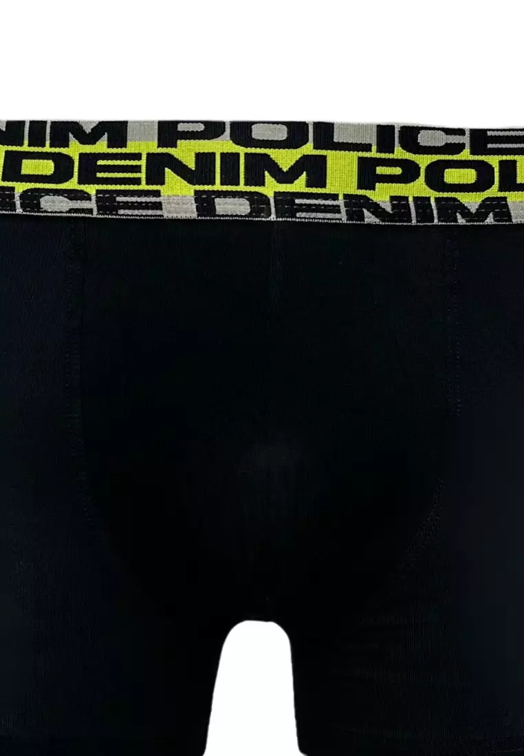 POLICE Celana Dalam Boxer Cotton Spandex Premium Pria