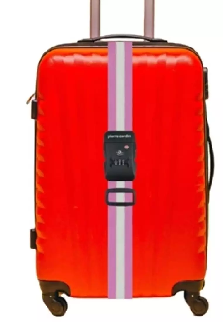 Pierre Cardin Tali Koper Strap Travel to Secure Luggage Tali Pengaman Sabuk Koper TSA 0102900237MIX
