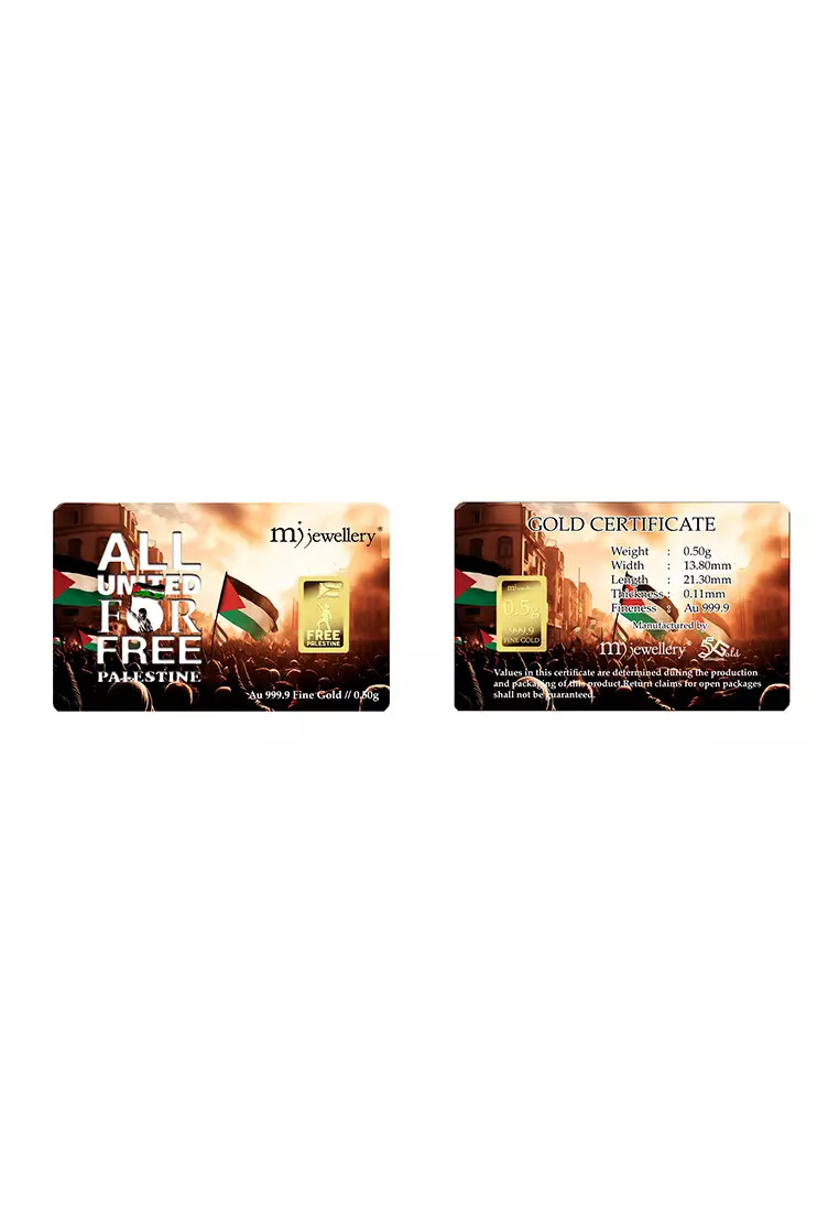 5G Gold Collection 999.9/24K Gold Bar (0.5g)