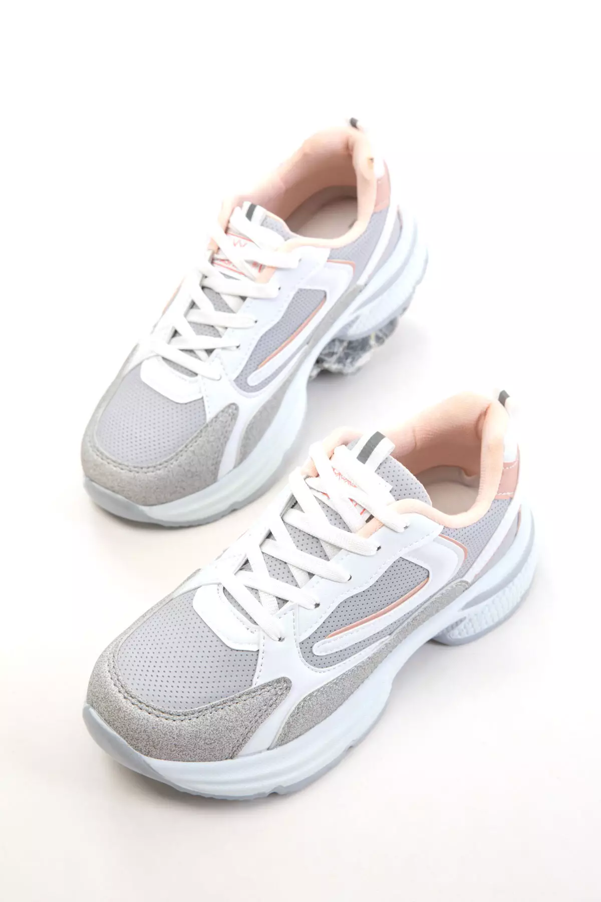 Ice-White-Powder Women's Sneaker 19686