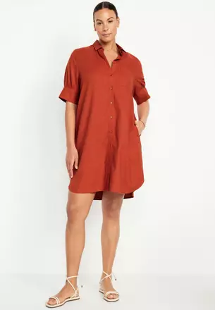 knee length dresses for ladies Old Navy