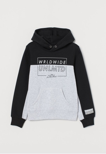 Buy H M Printed Hoodie 2021 Online Zalora Singapore