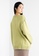 Heather green Knit Pullover B5D16AA4464ED0GS_2