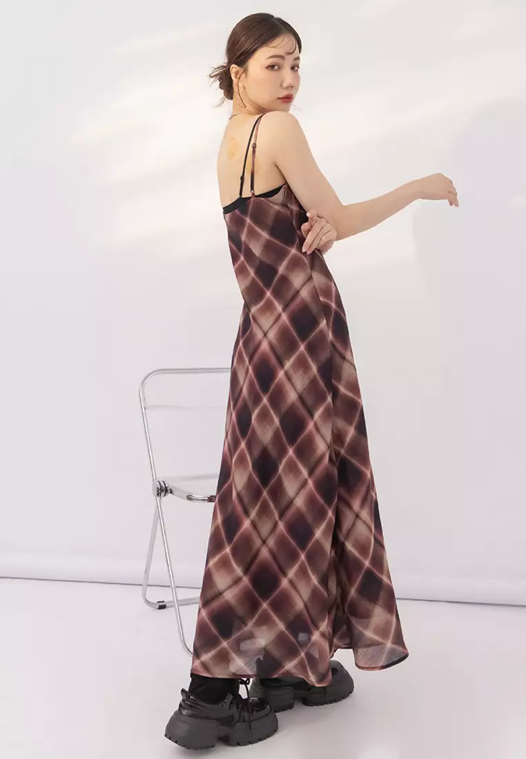 Plaid Maxi Dress