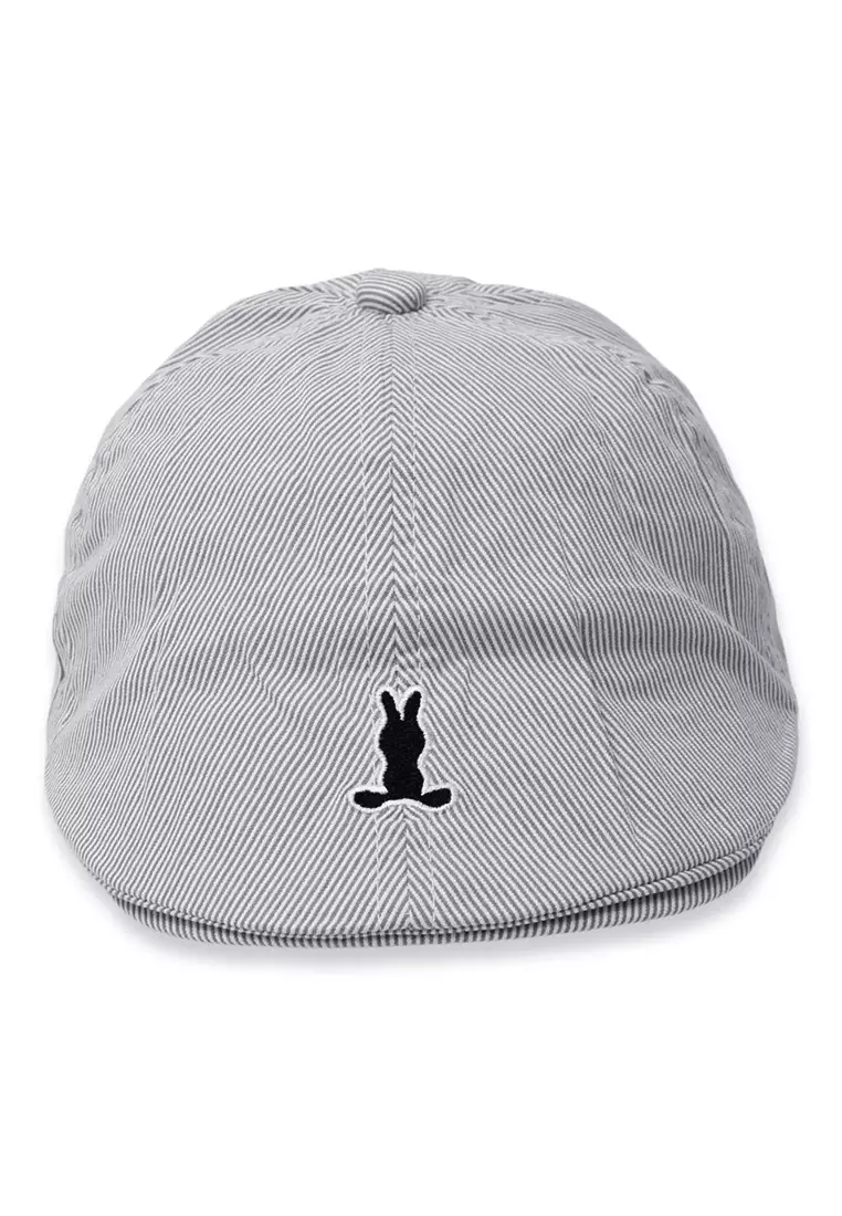 Otieno Topi Beret Anak Pria Motif Rabbit Baby Boy Kid Hat Material Cotton ORIGINAL - Black