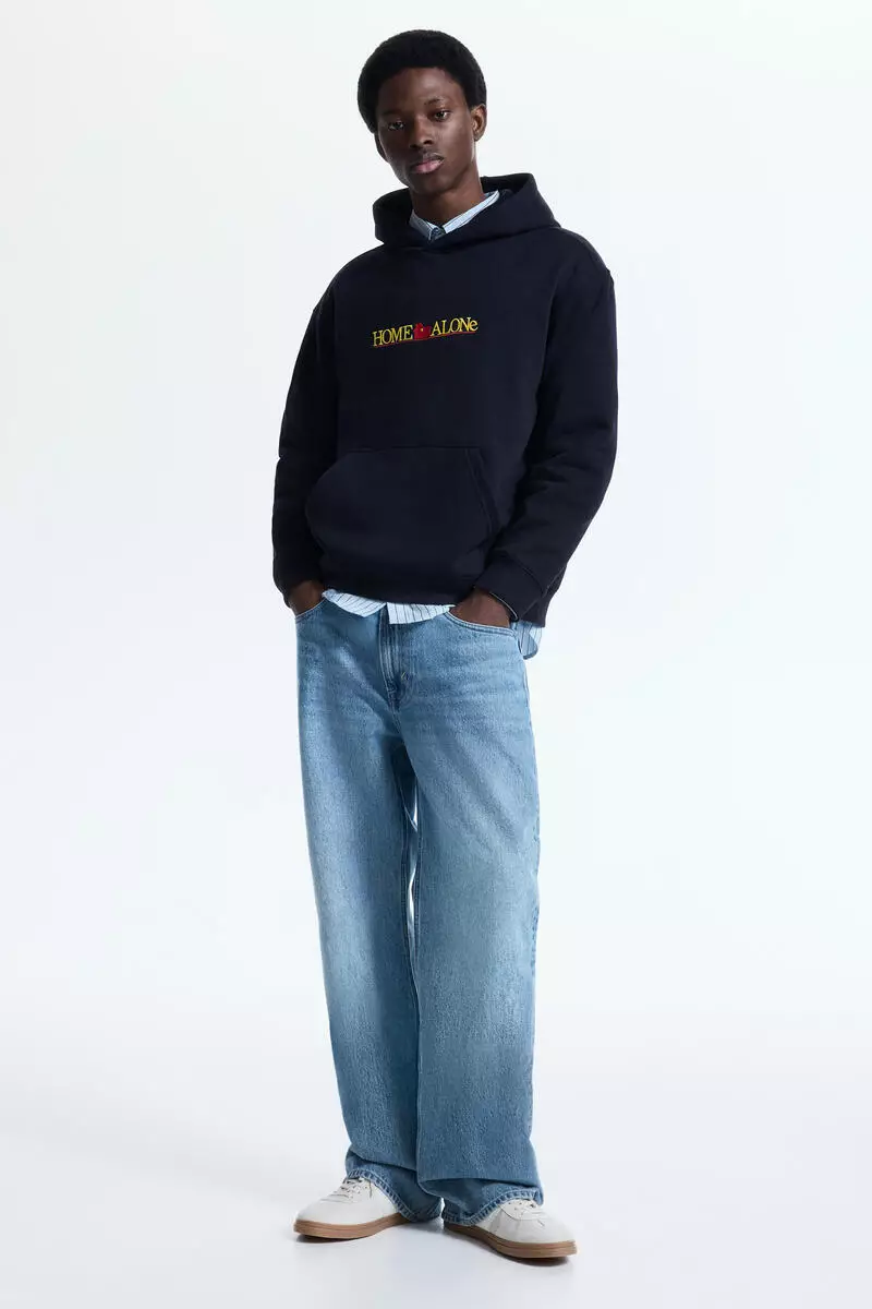 Loose Fit Printed hoodie