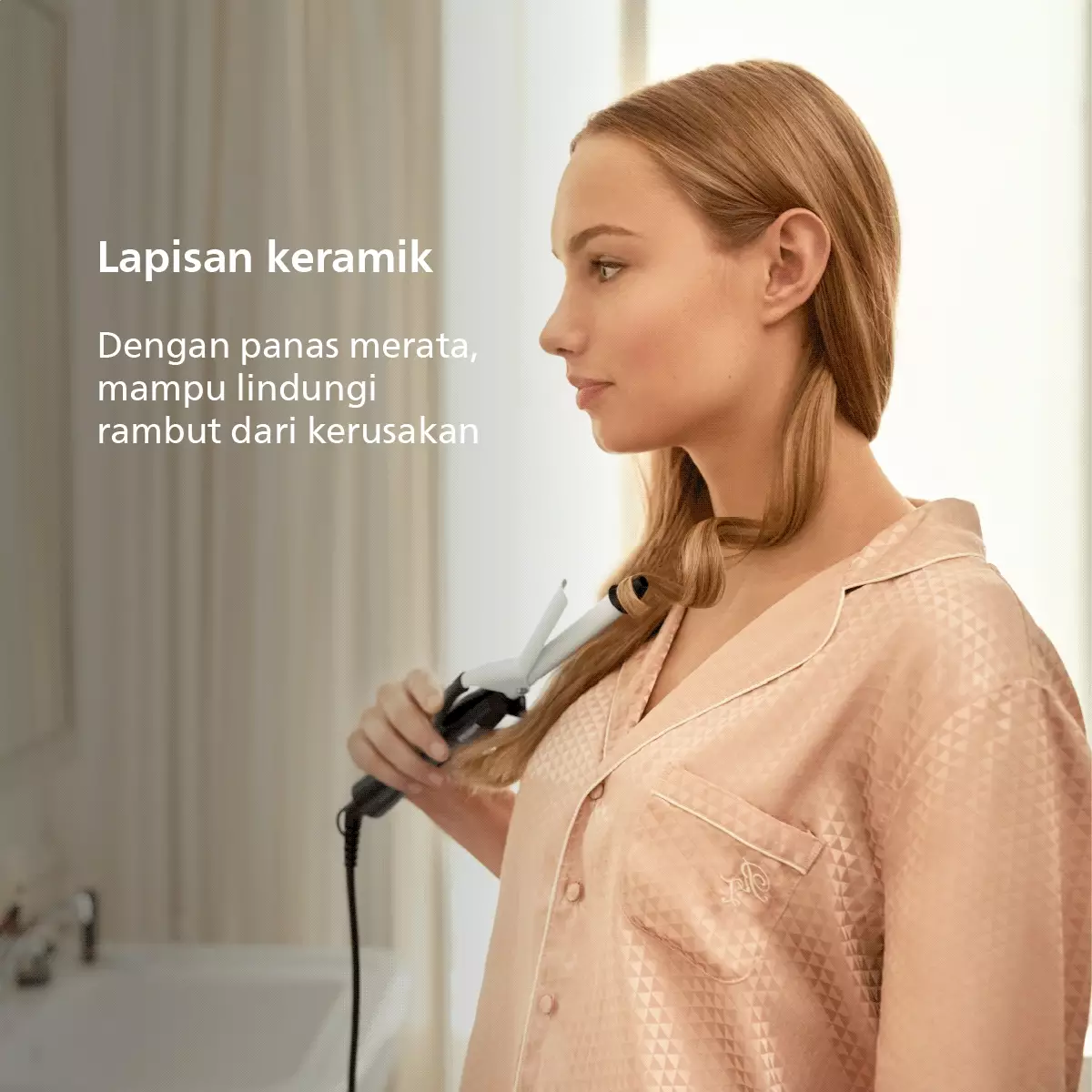 Philips StyleCare Essential Curler HItam BHB862/00 Pengeriting Rambut