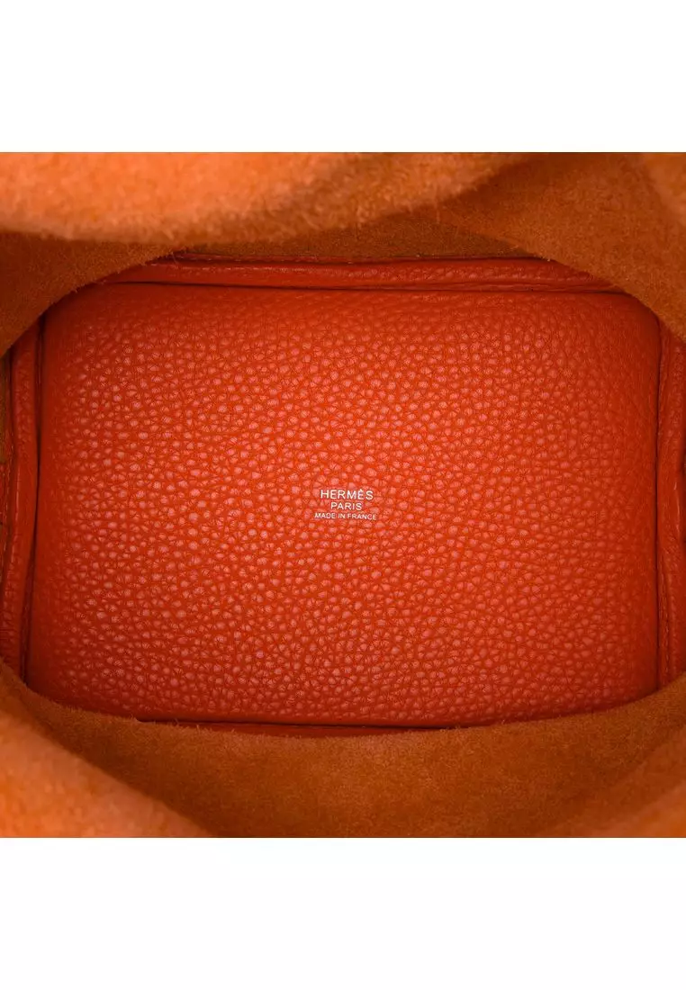Pre-Loved Hermès Clemence Picotin Lock 18