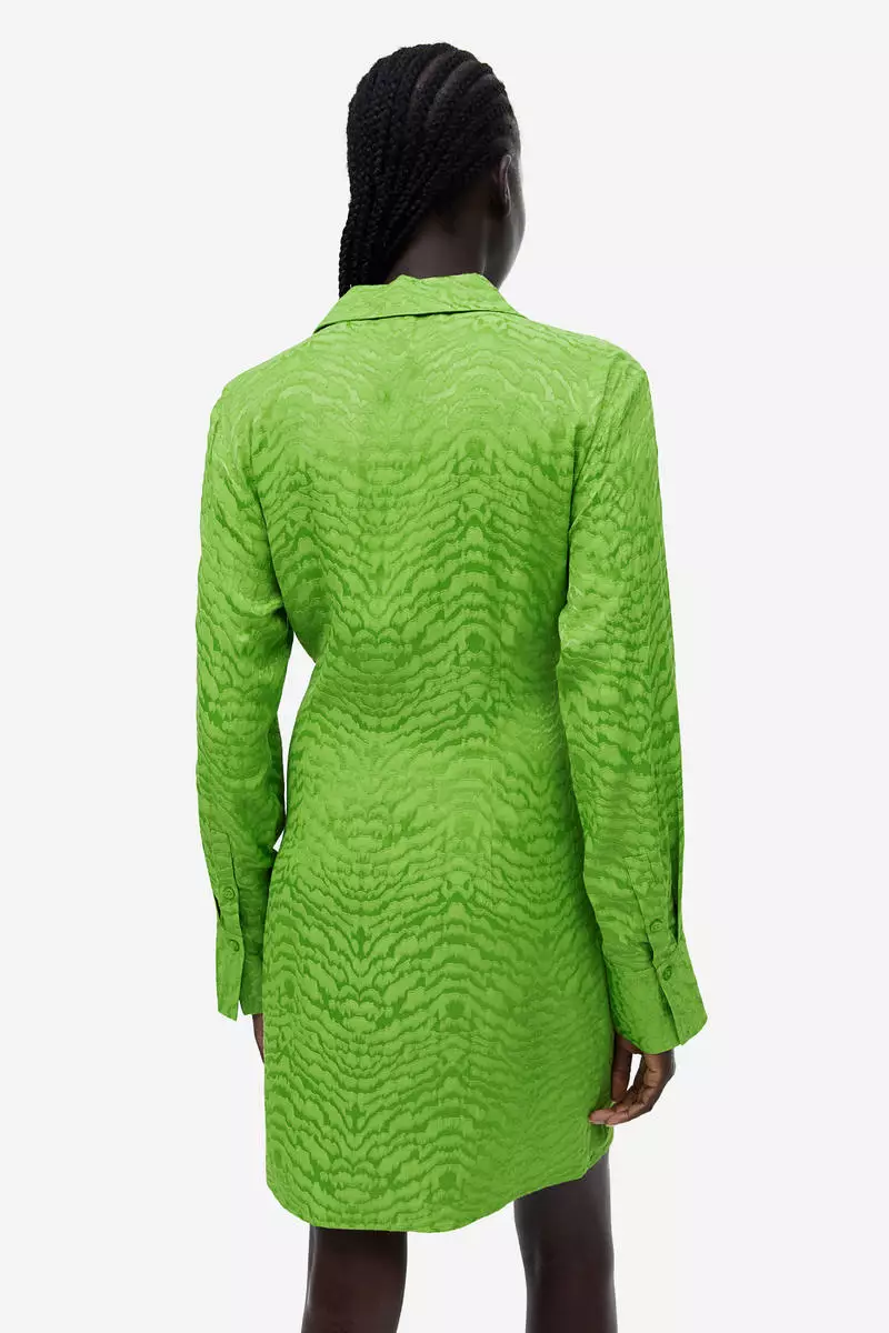 Tie-detail shirt dress